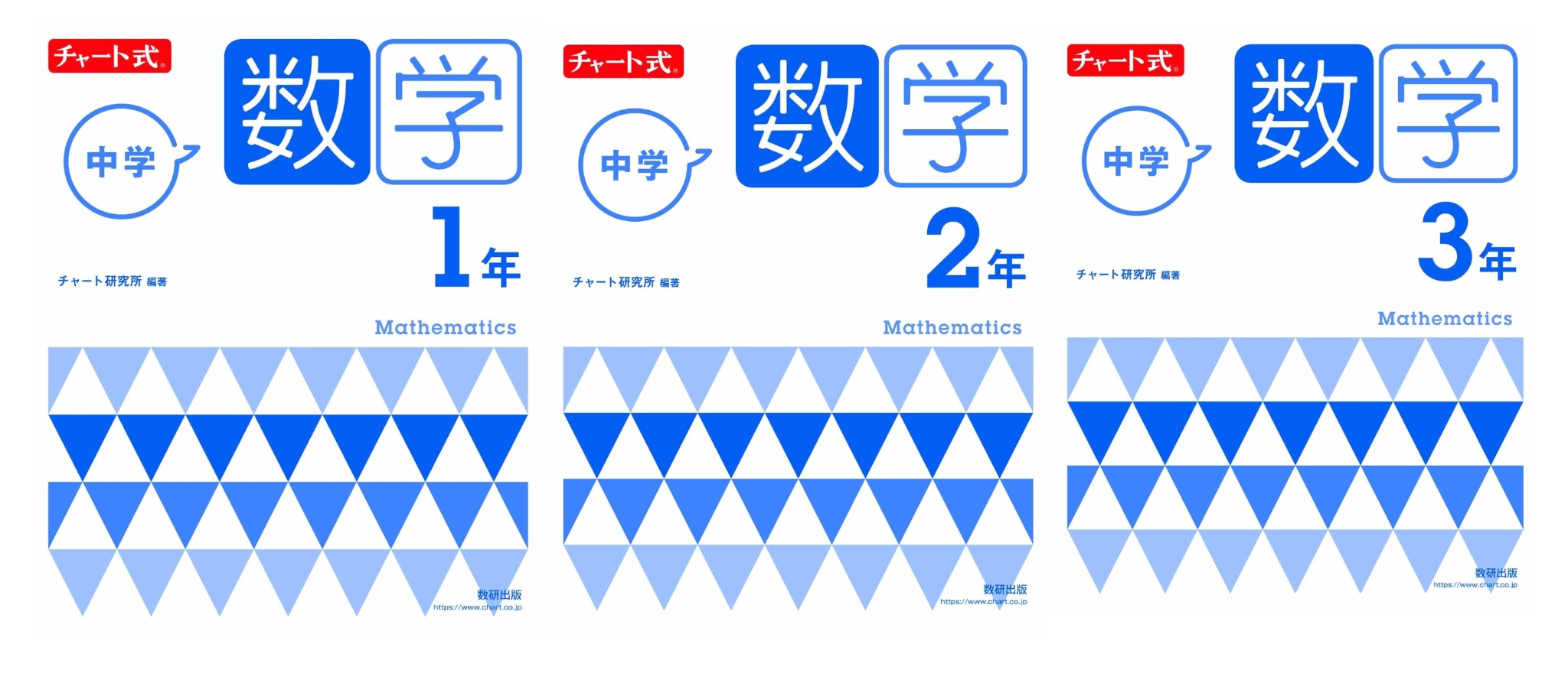 チャート式 中学数学の書影